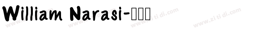 William Narasi字体转换